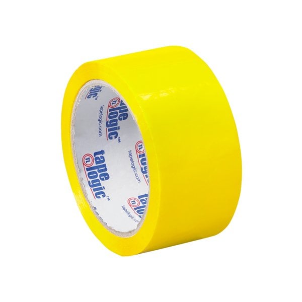 Tape Logic 2'' x 55 yds. Yellow Tape Logic Carton Sealing Tape, 6PK T90122Y6PK - main